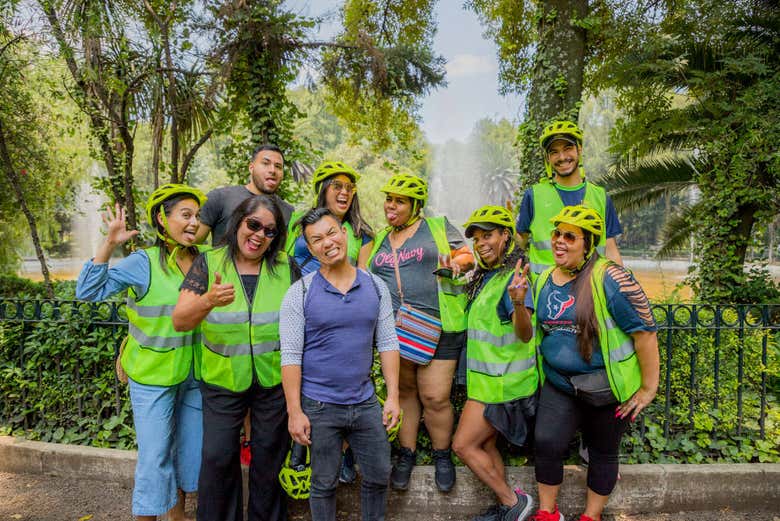 Percorrendo a Cidade do México de bicicleta eléctrica