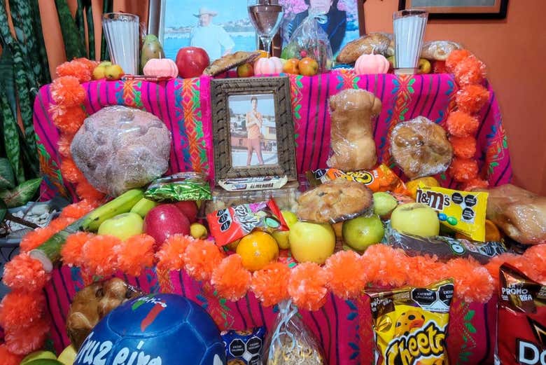 Altar lleno de detalles 