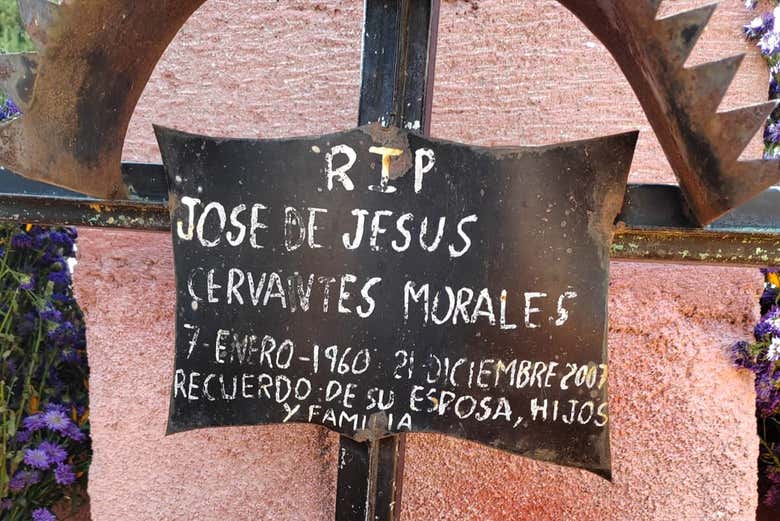 Detalle de una tumba 