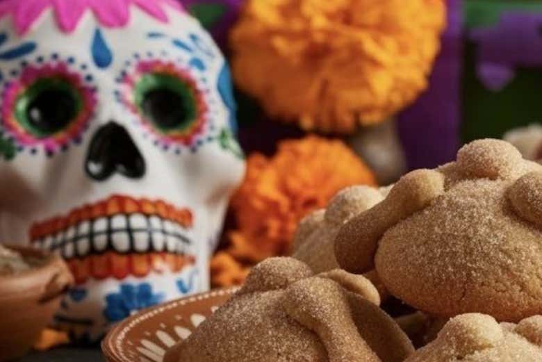 Dulces típicos del Día de Muertos