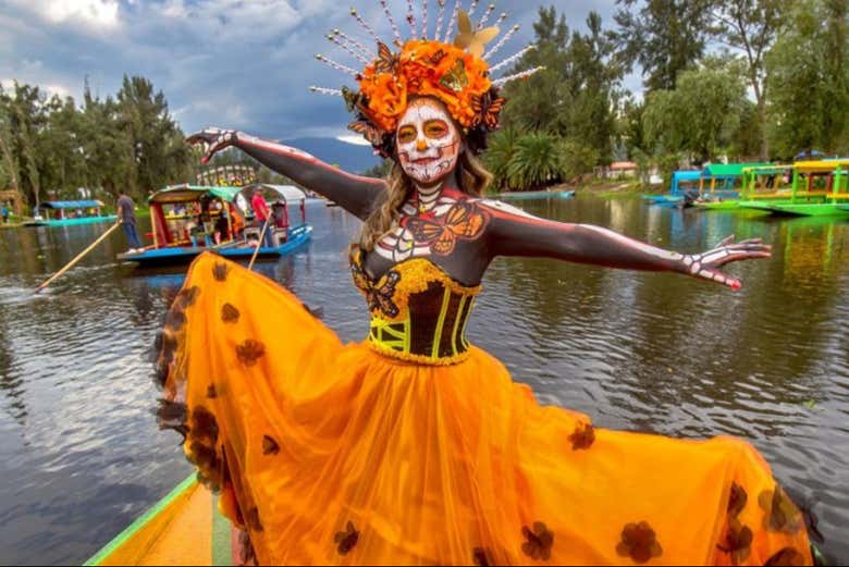Typical dress of the Day of the Dead