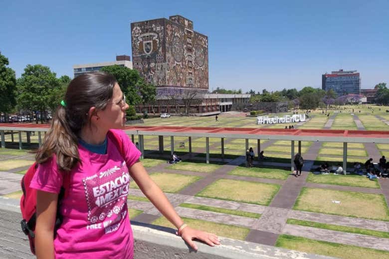 Visitando la CU de Ciudad de México