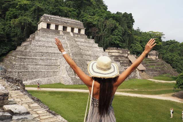 Visitando las ruinas mayas de Palenque