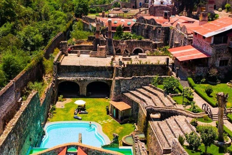 Vista aérea de la Hacienda Santa María Regla