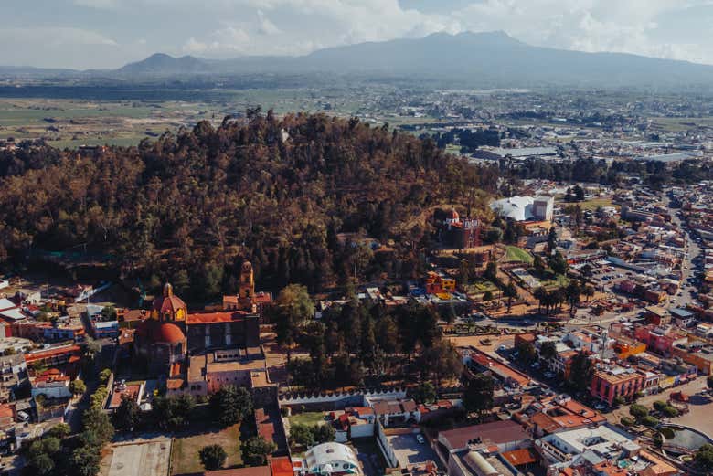 Aerial view of Metepec