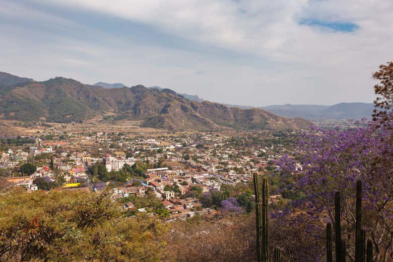 Vue panoramique sur Malinalco