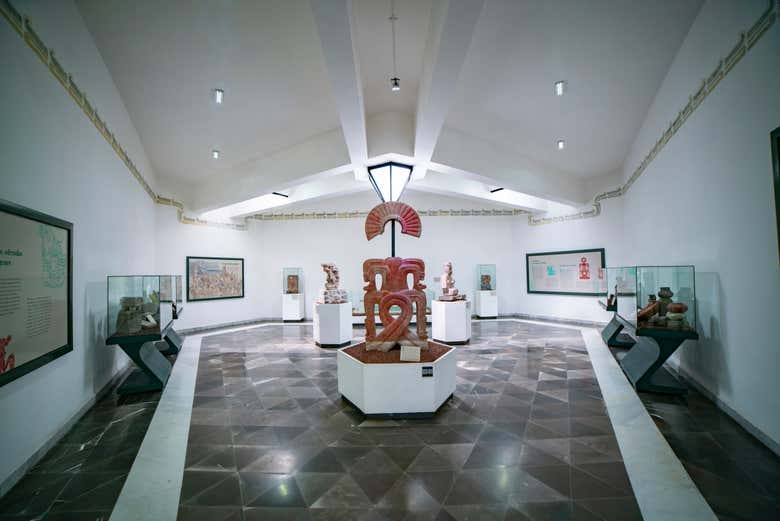 Inside the museum