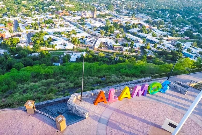 View of Álamos from above