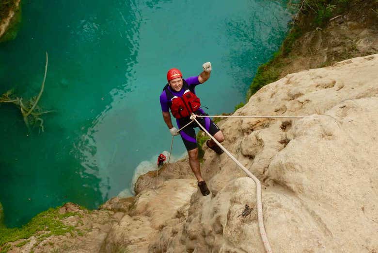 Rappel en Huasteca Potosina