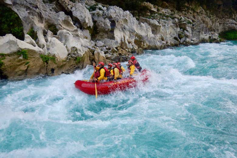 Diversion en rafting 