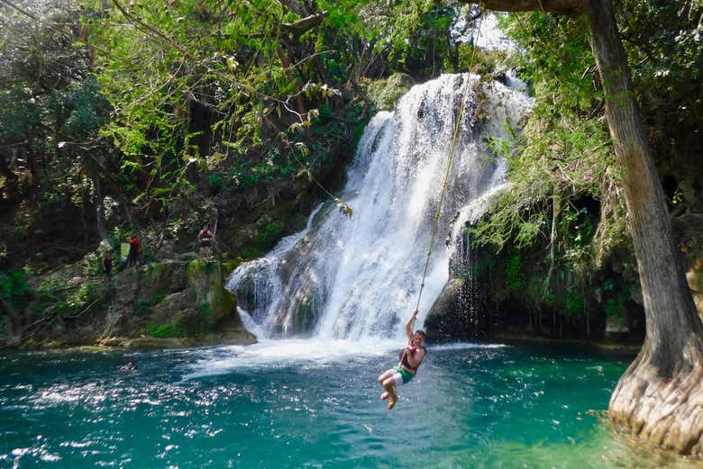 Aventurándose al agua