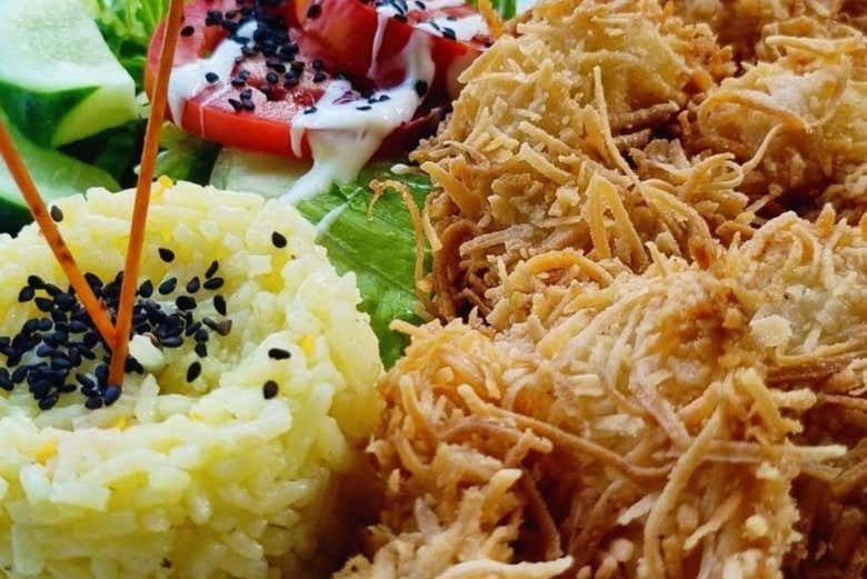 Um dos pratos que poderemos degustar