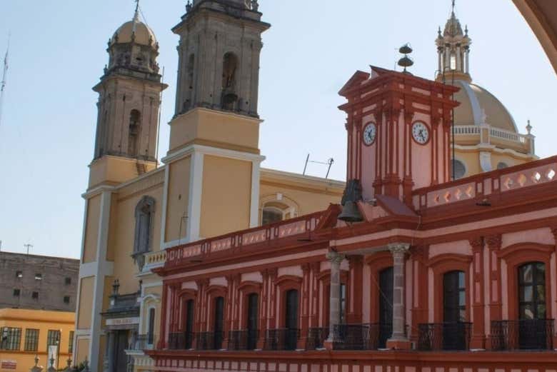 Vista del centro di Colima