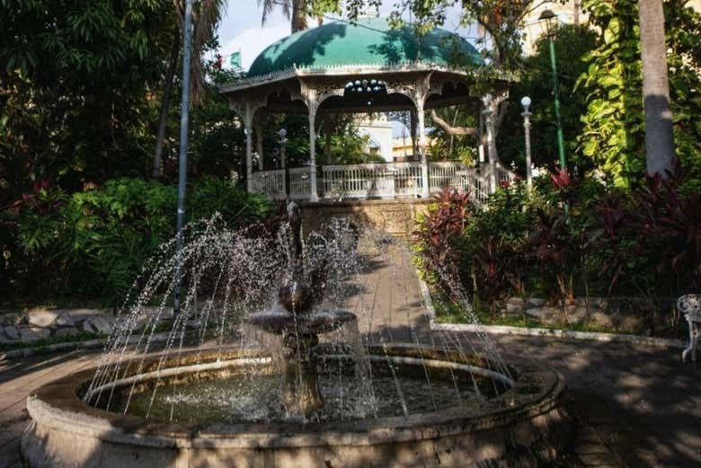 La piazza principale di Colima