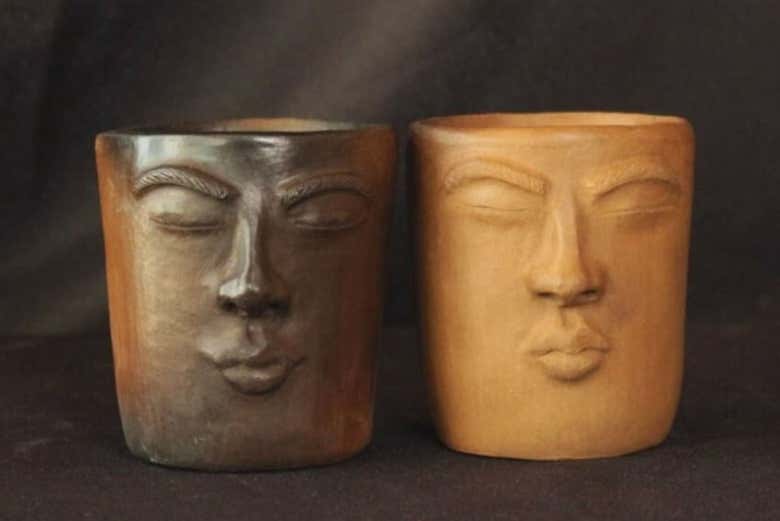 Tradicionales piezas de cerámica de Colima