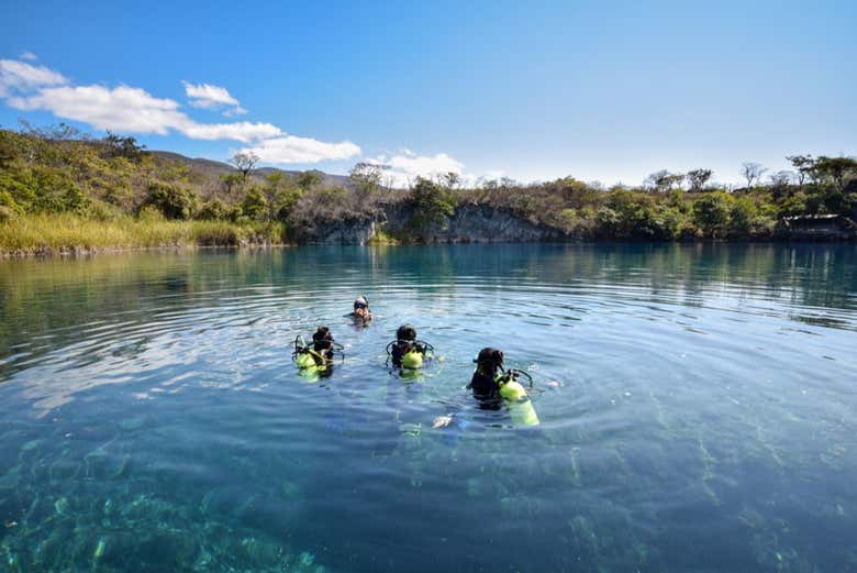 Você poderá nadar no cenote