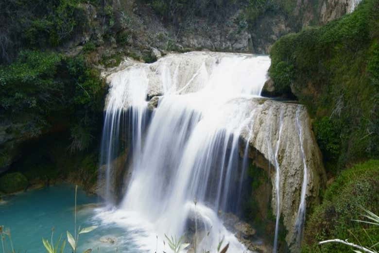Una impresionante cascada