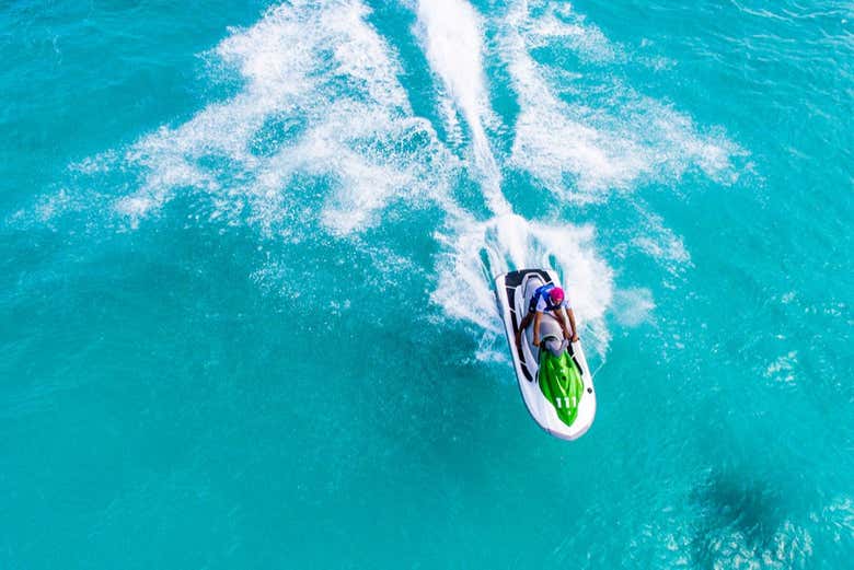 Moto de agua en Costa Mujeres