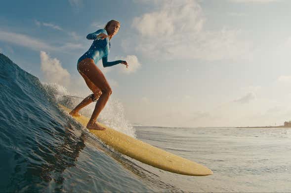 Curso de surf en Cozumel