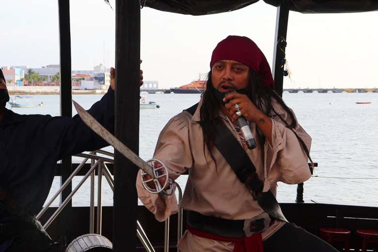 Lo show pirata a bordo