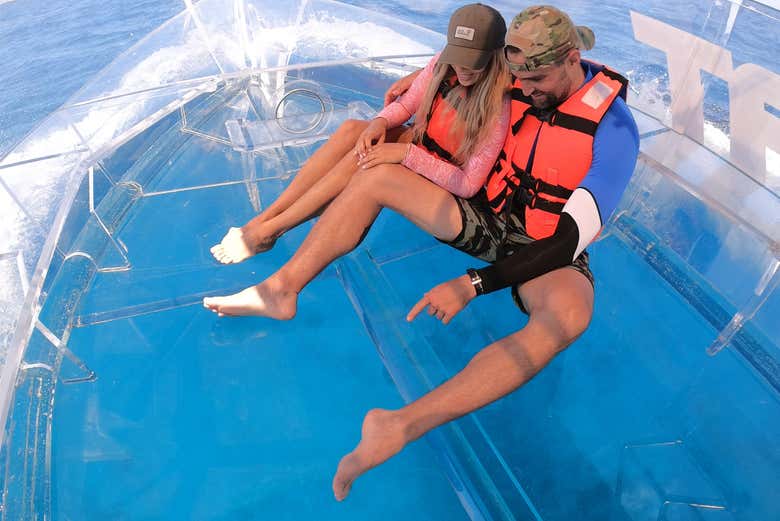 Una pareja en el barco