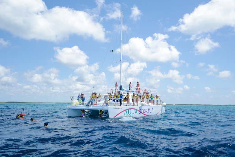 Catamarán que utilizaremos durante la actividad