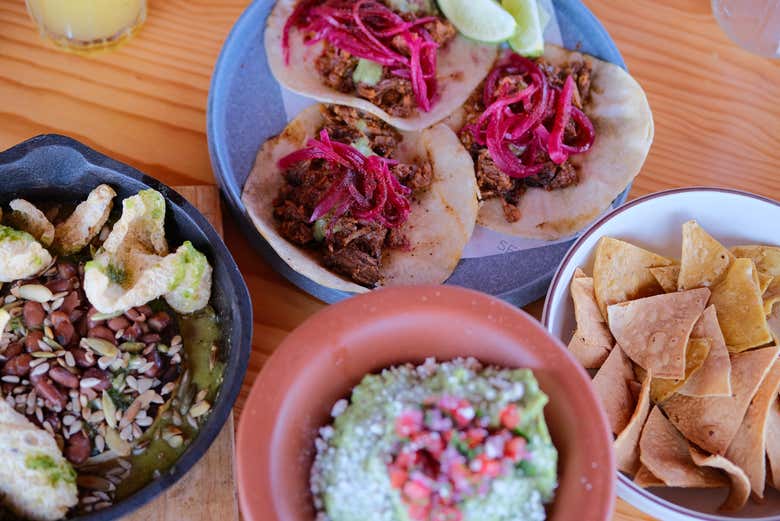 Probaréis la comida típica