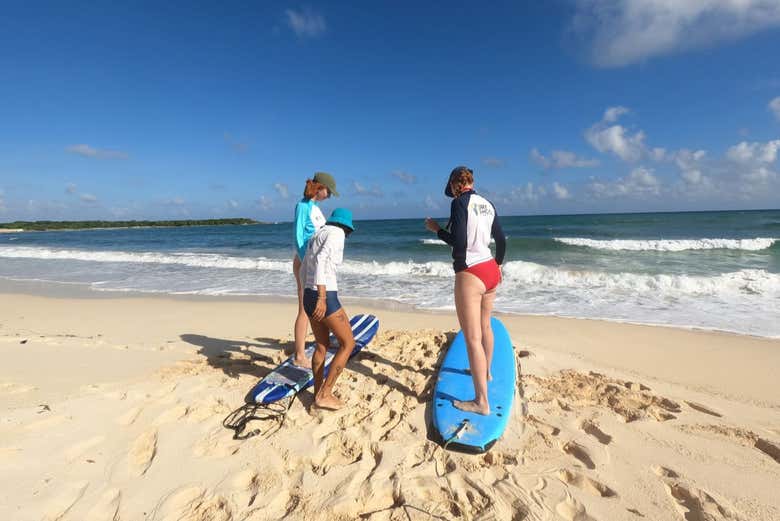 Go on a water adventure and learn to surf!
