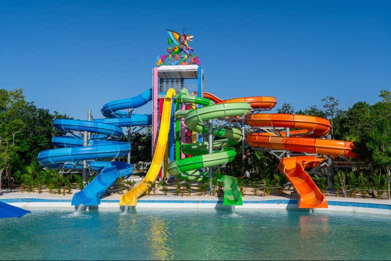 El parque acuático