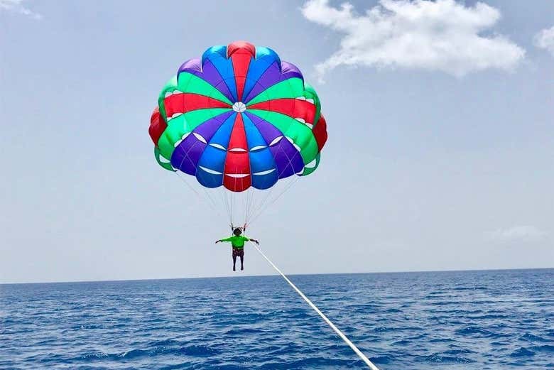 Elevándose sobre el agua 