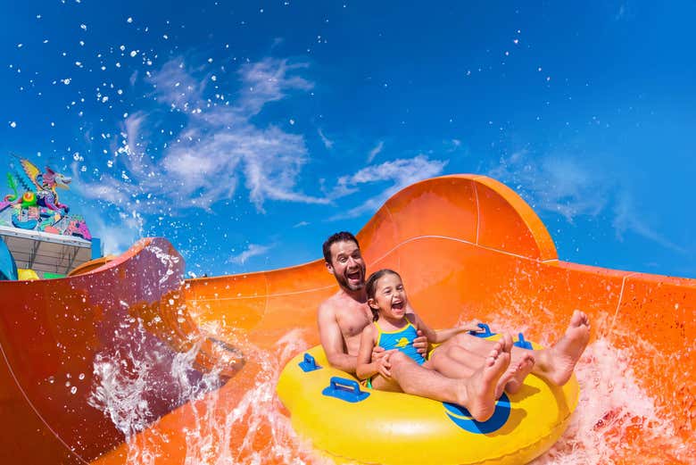 ¿Preparados para lanzaros por los toboganes de agua?