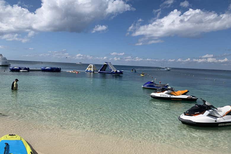 Jet skis in Cozumel