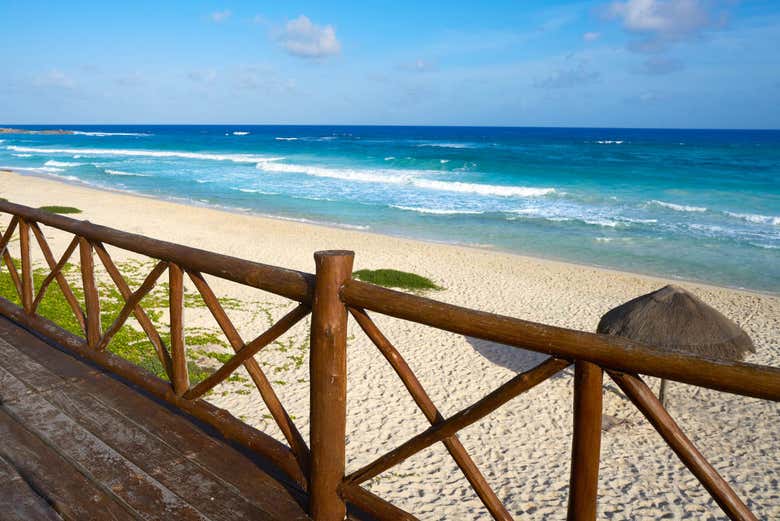 Stunning Playa de San Martin, in the east of Cozumel