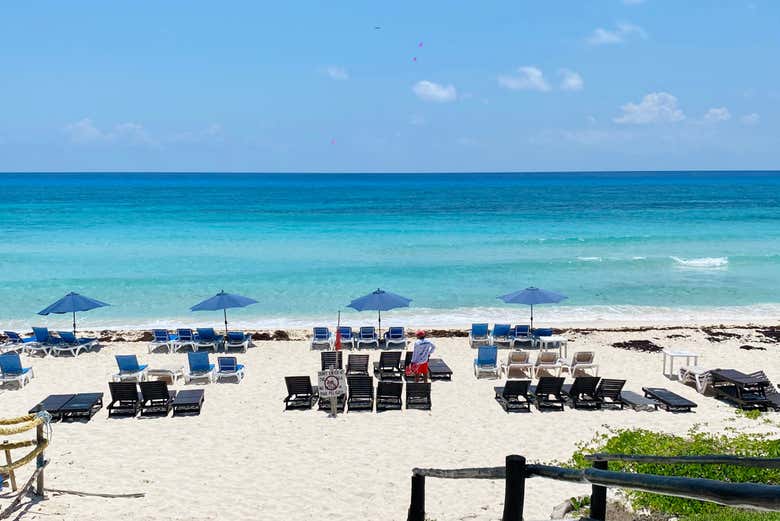 Praia paradisíaca de Cozumel