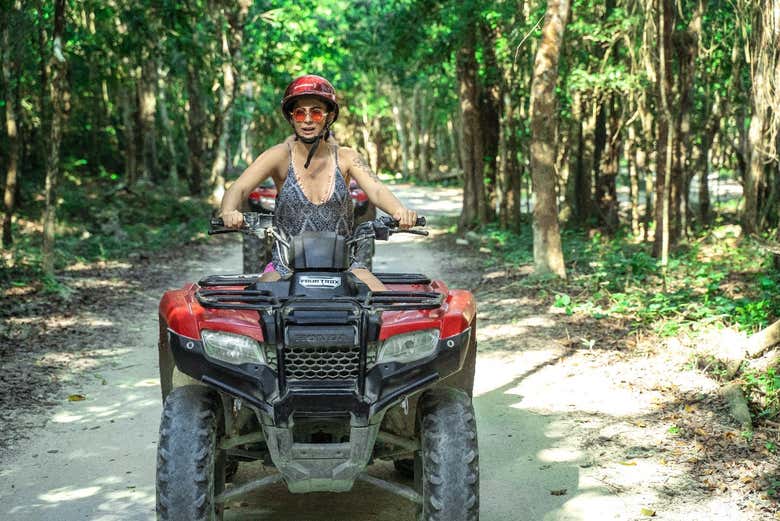 Aprendiendo a conducir los quads