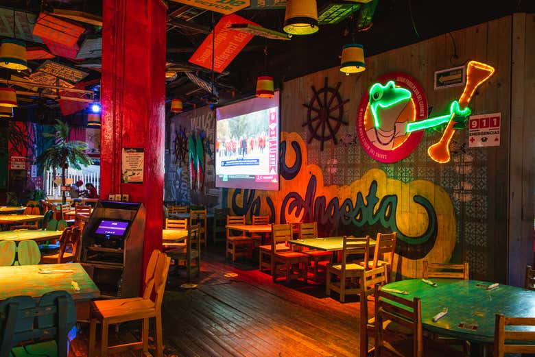 El ambiente festivo de Señor Frog's
