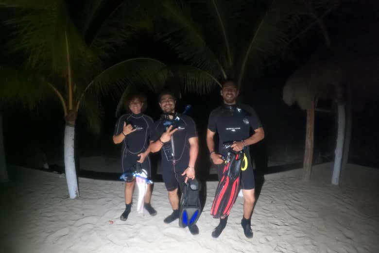 Pronti per lo snorkeling serale