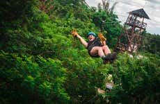 Zip line a Cozumel