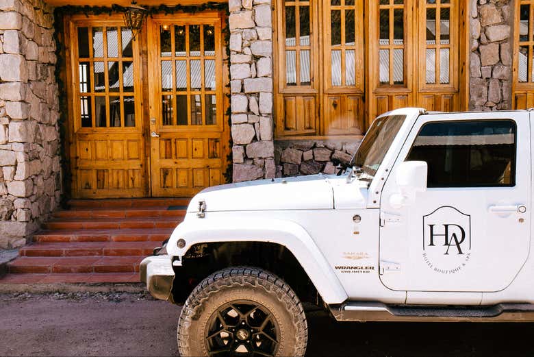 Voyagez dans une confortable jeep 4x4