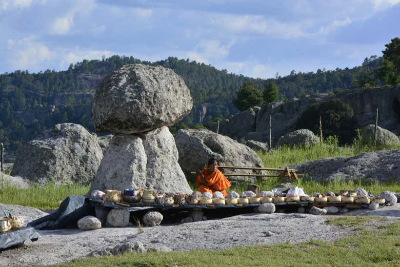 Valle de los Hongos, en Creel