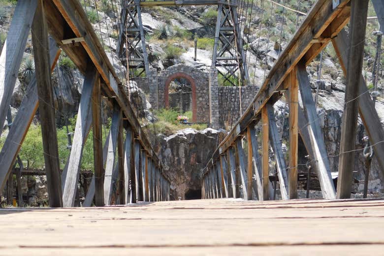 Puente de la mina de Ojuela