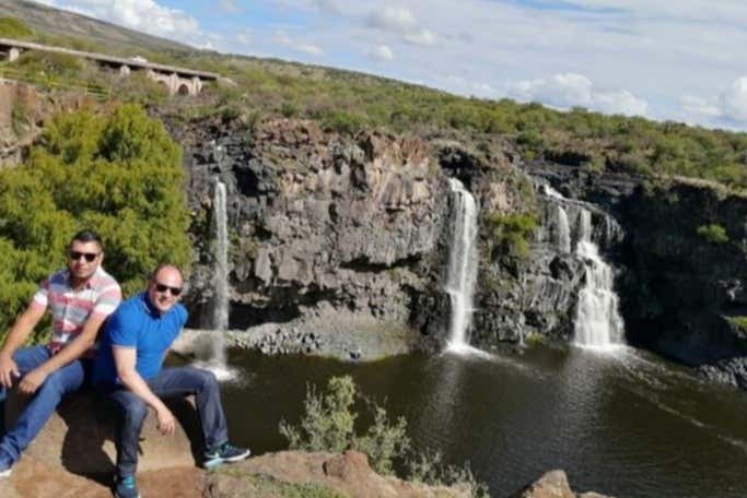 Saltos de agua cerca de Nombre de Dios