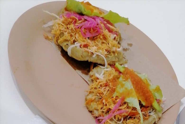 Traditional food in Edzna