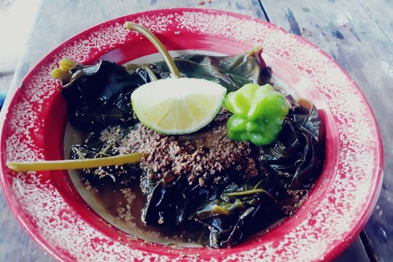 Typical indigenous dish