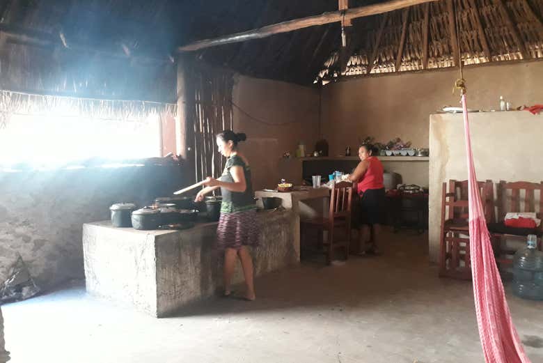 Préparation d'un déjeuner traditionnel 