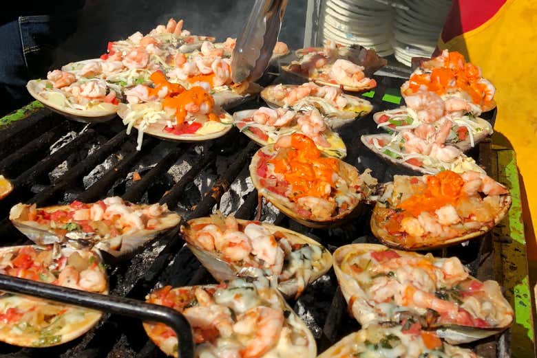 Comida en el mercado