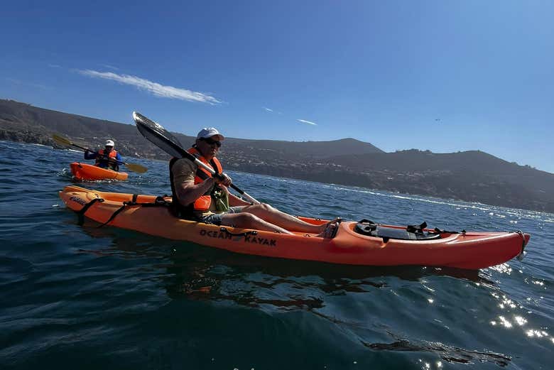 Siguiendo al guía rumbo a La Bufadora