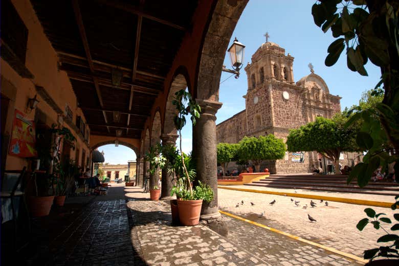 Une rue pavée de Tequila