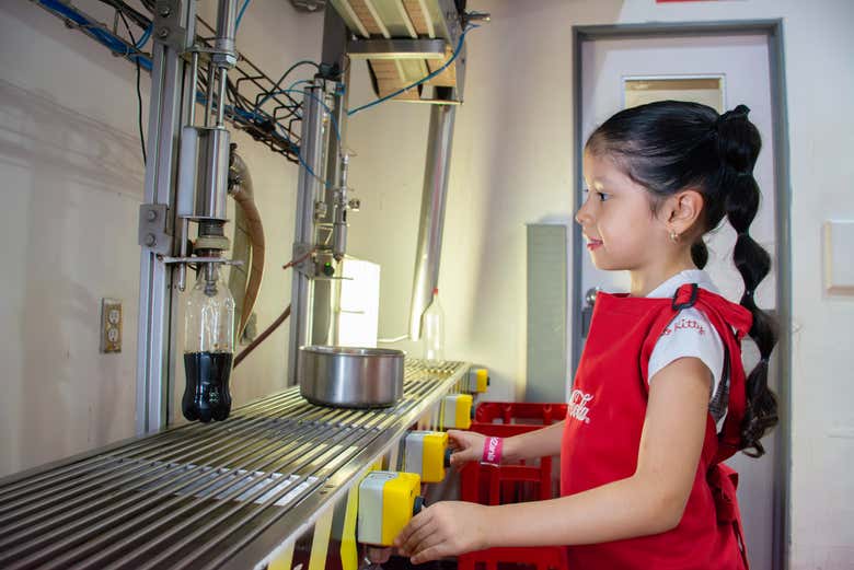 Operando una máquina