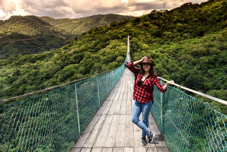 Realizaremos una caminata guiada por los hermosos bosques